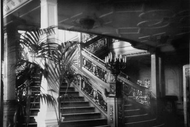 Парадная лестница «Олимпика» 1930-х годов