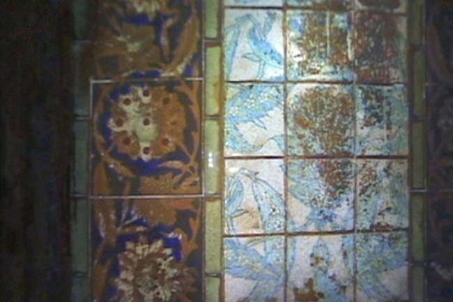 О дизайне керамических плиток "холодной" комнаты турецкой бани "Титаника" и "Олимпика"
