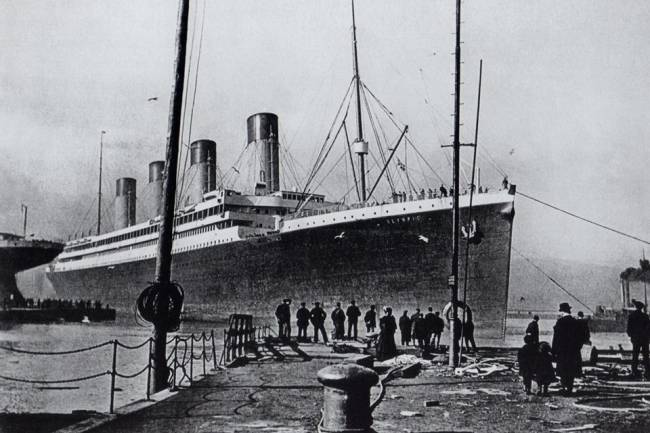 7 марта 1912 года. «Олимпик» возвращается в Саутгемптон