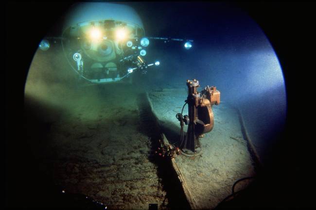 Золотой период экспедиций к «Титанику»: аппараты «Мир» на мостике «Титаника»