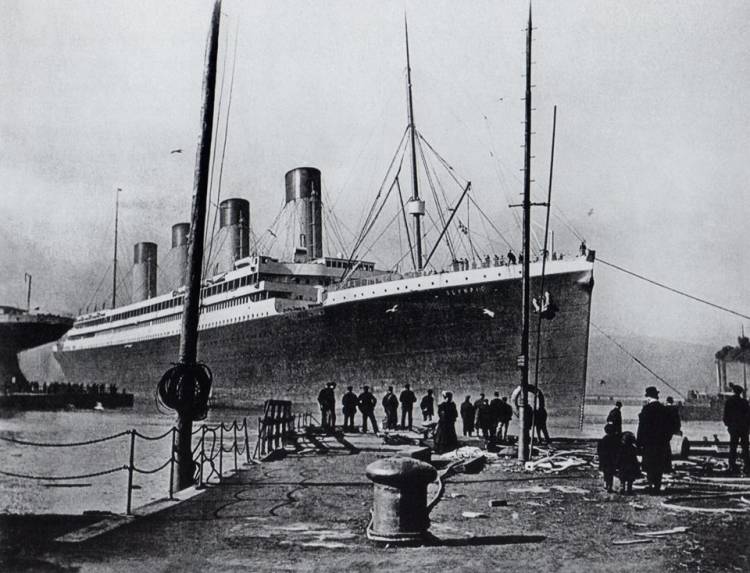 7 марта 1912 года. «Олимпик» возвращается в Саутгемптон