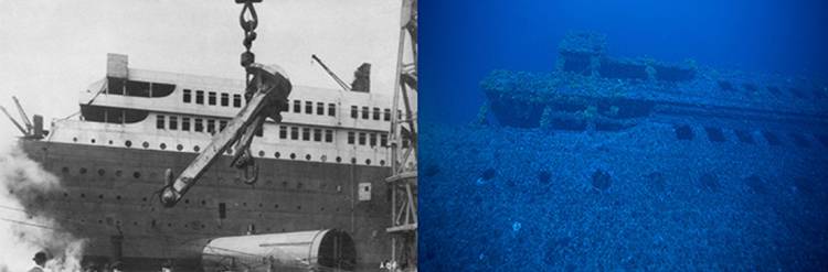«Британник»: 100 лет под водой