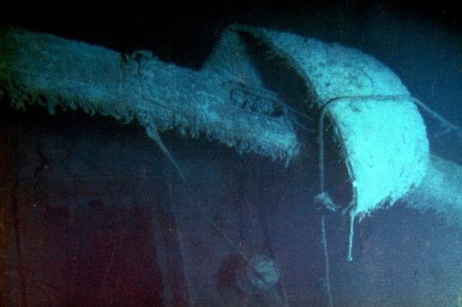 «Воронье гнездо» «Титаника» спустя 73 года